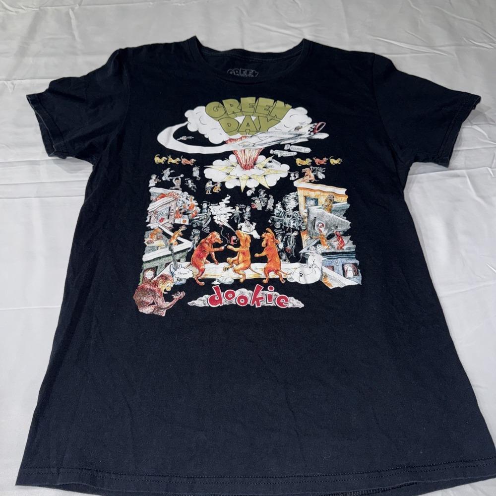 Green Day Dookie Casual Graphic Band Album Shirt‎ - Mens Medium M